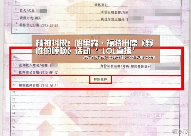 精神抖擞!哈里森·福特出席《野性的呼唤》活动‘ LOL直播’(图2) 开云电竞